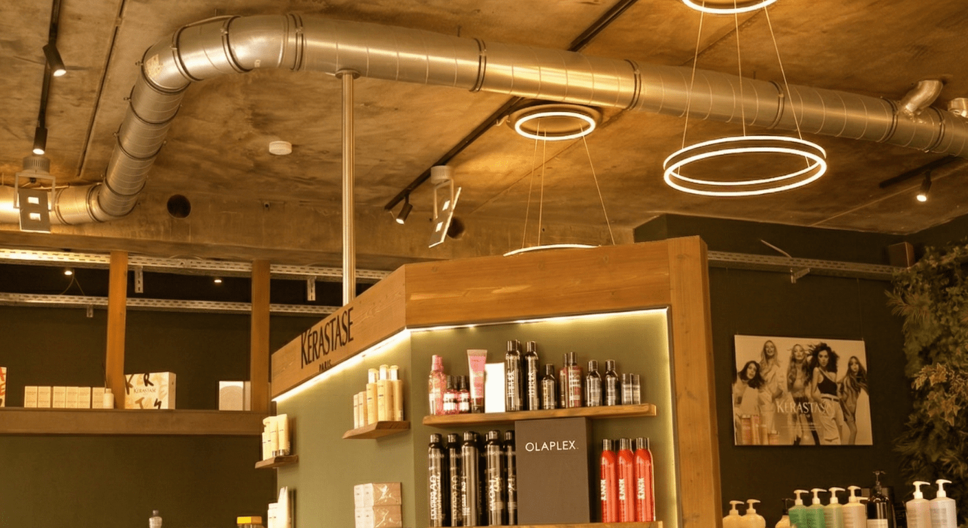 Showroom Lichtkonzept