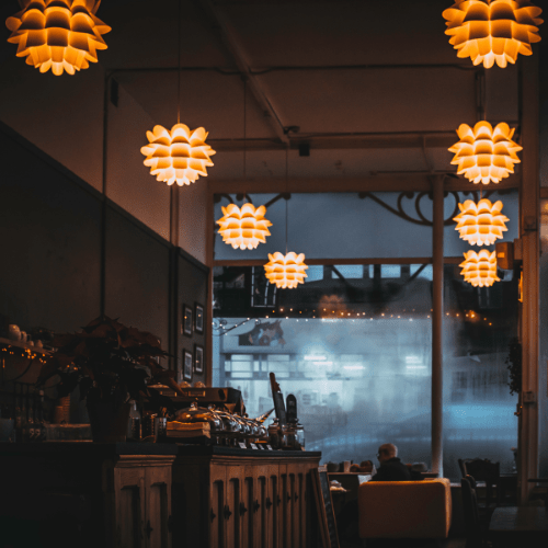 Gastronomie Lichtkonzept